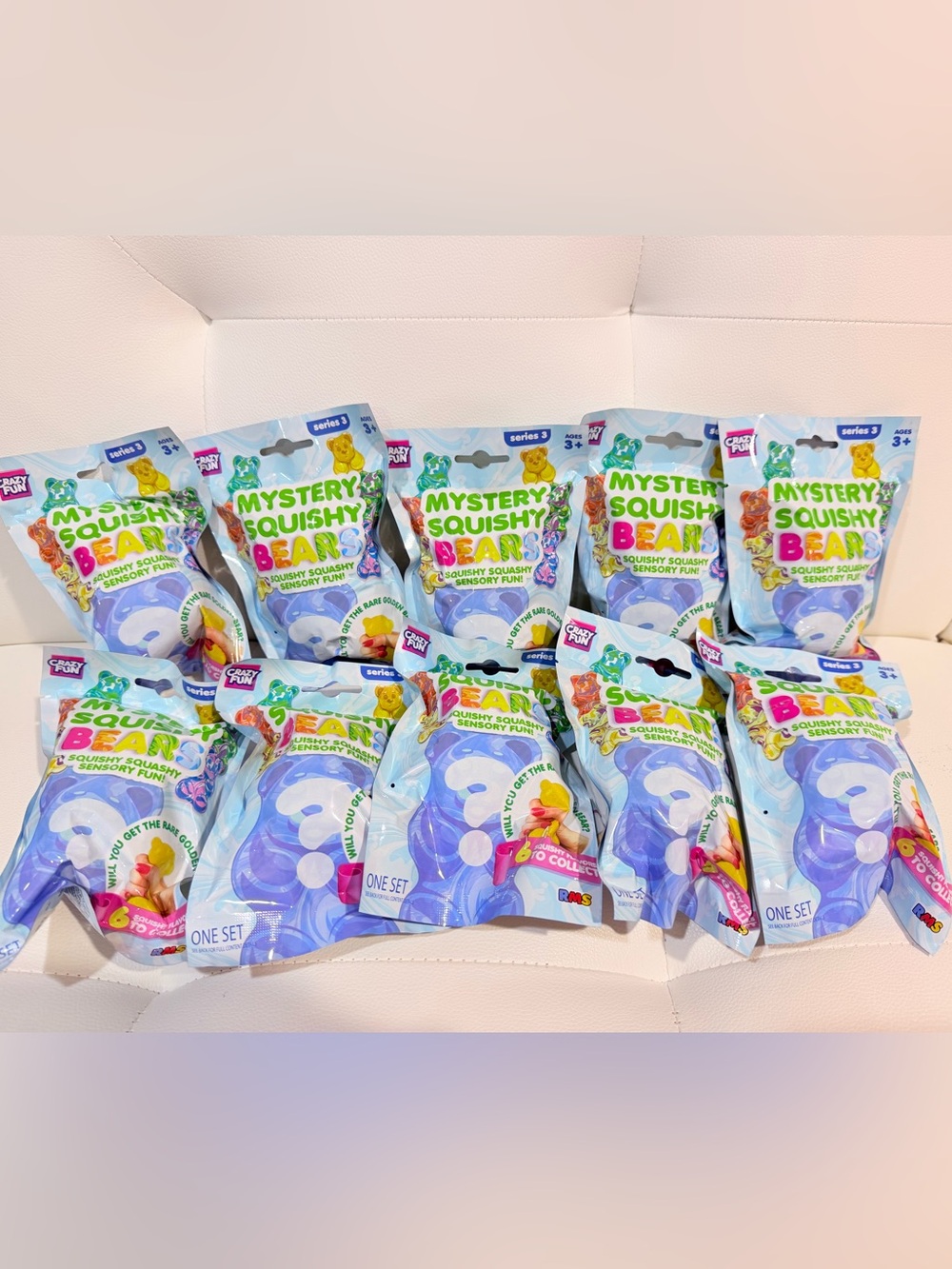 10x RMS Mystery Squishy Bears Blind Bag(Series 3)